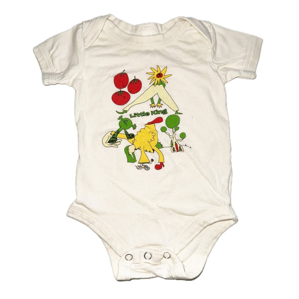 Sakari x Little King Onesie, Cream / Color, 3 - 6 months